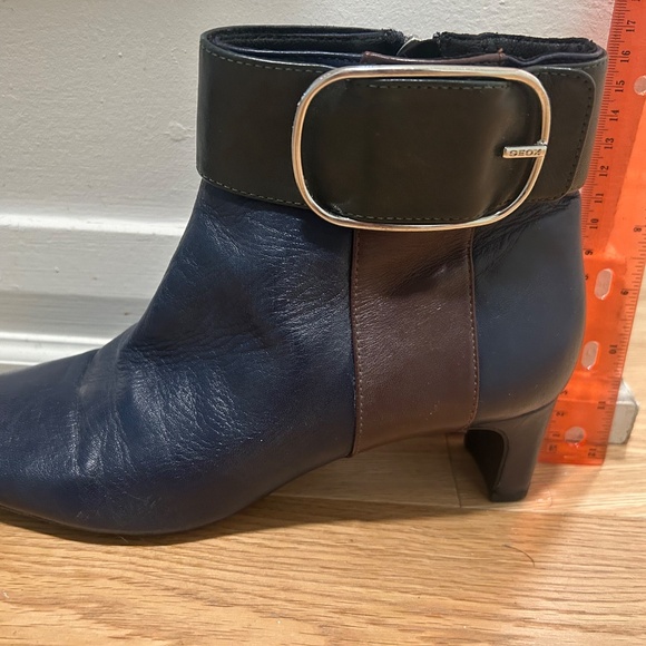 GEOX / Boots / Navy + Green + Silver / Size 24.5 cm (US 7.5) - Picture 3 of 5